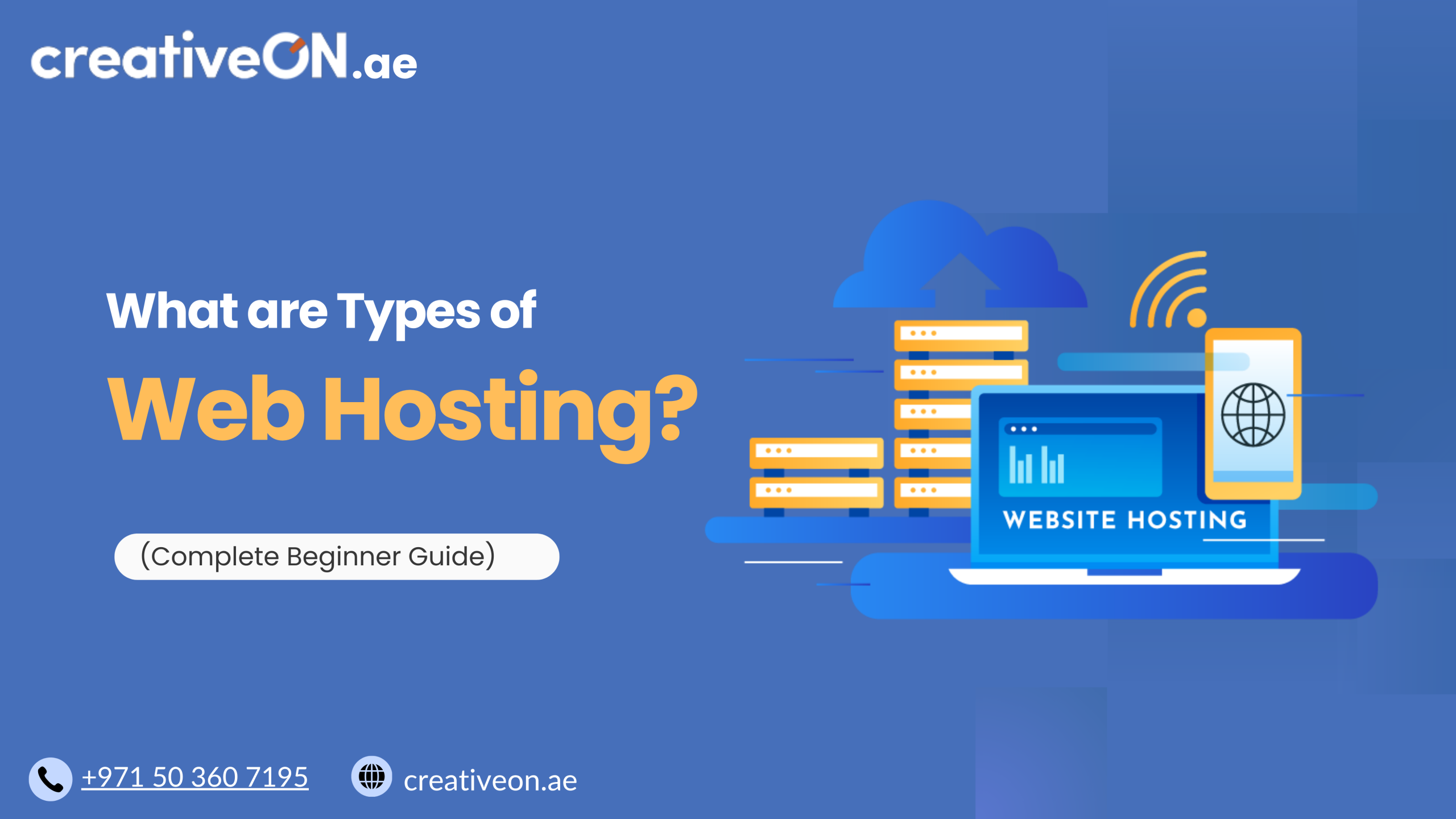 Types of Web Hosting Explained (Complete Beginner Guide UAE)