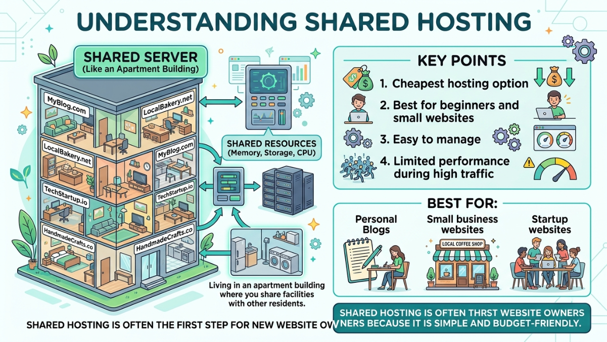 what is shared hosting