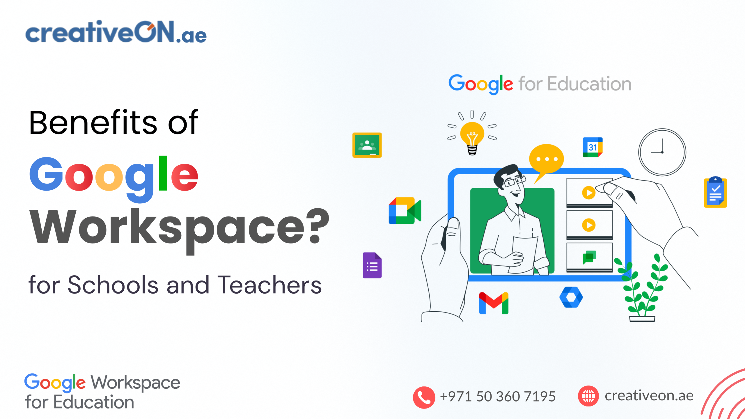 Google Workspace Benefits for Schools & Teachers (UAE)
