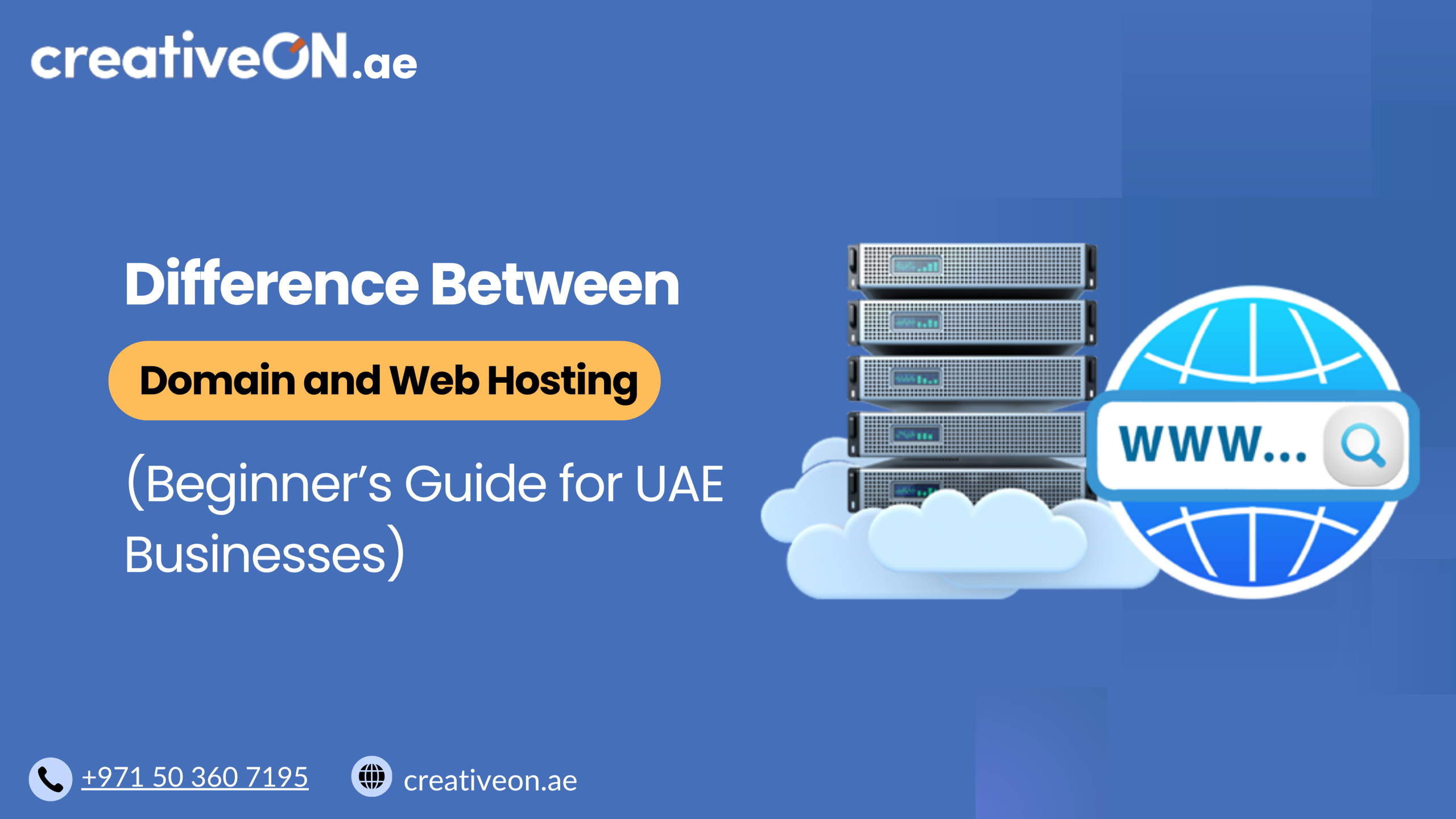 Domain vs Web Hosting: Beginner Guide for UAE Businesses