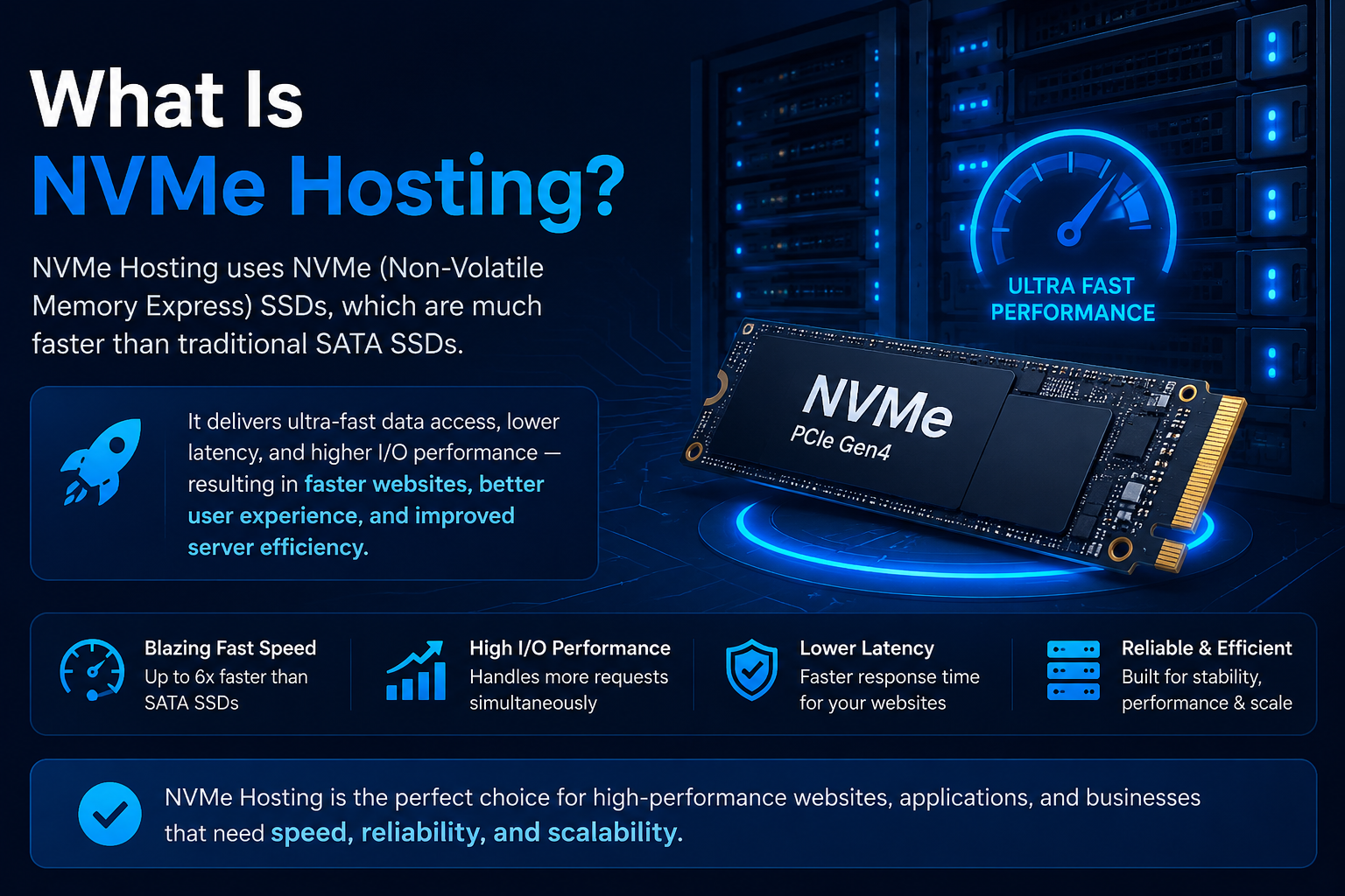 What Is NVMe Hosting?