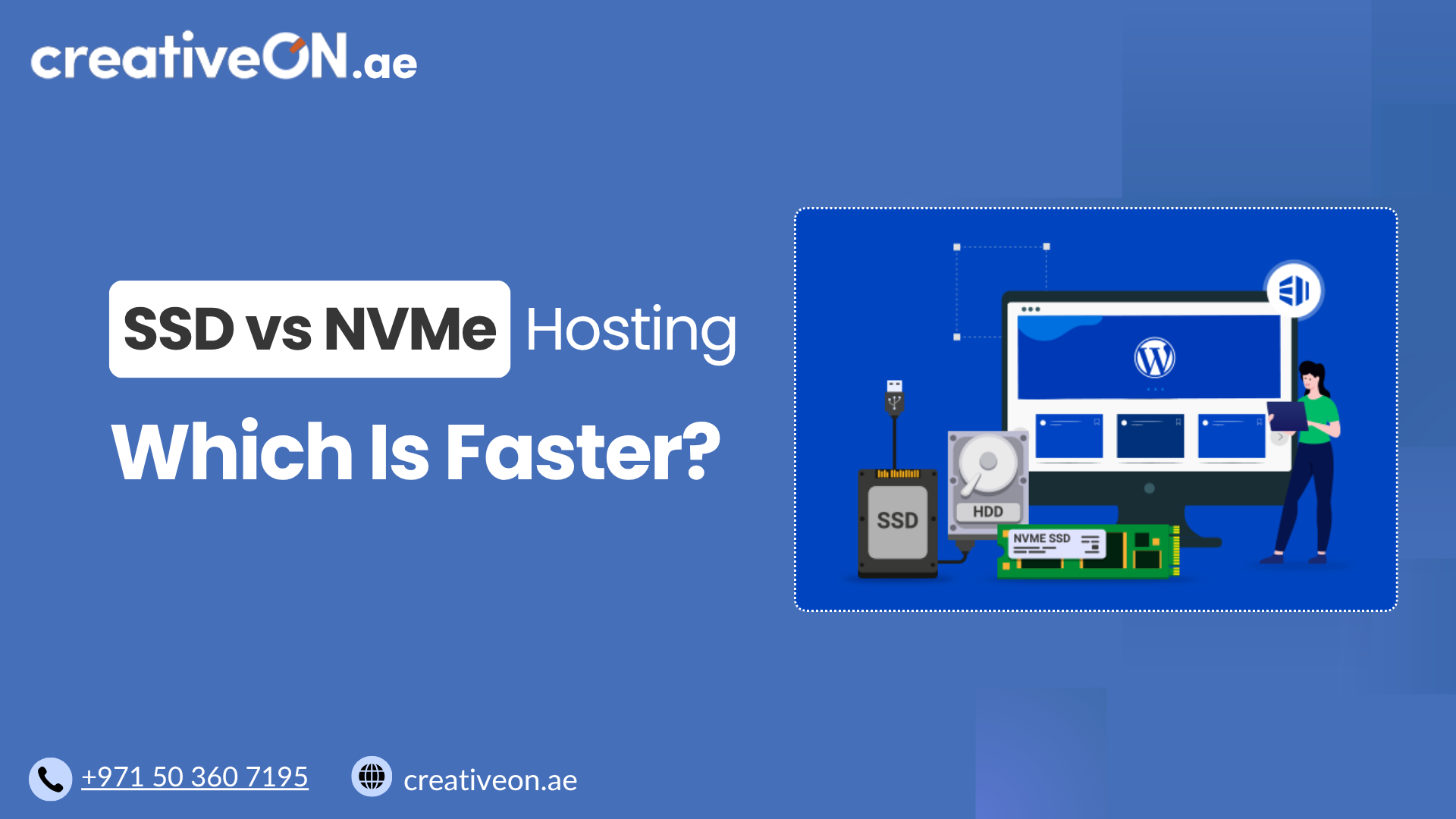 SSD vs NVMe Hosting – Which Is Faster? (UAE Guide)