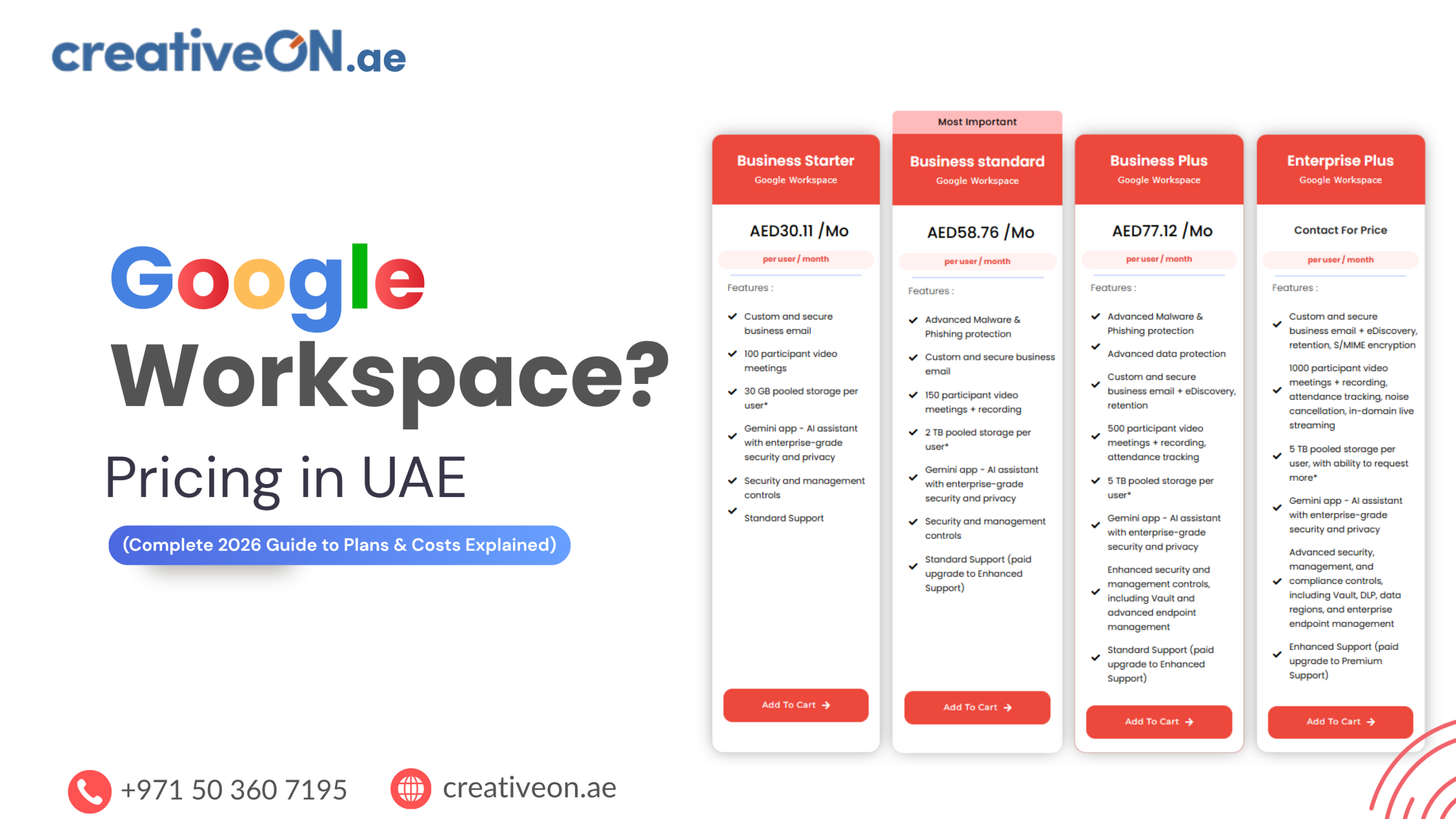 Google Workspace Pricing in UAE (2026 Complete Guide)