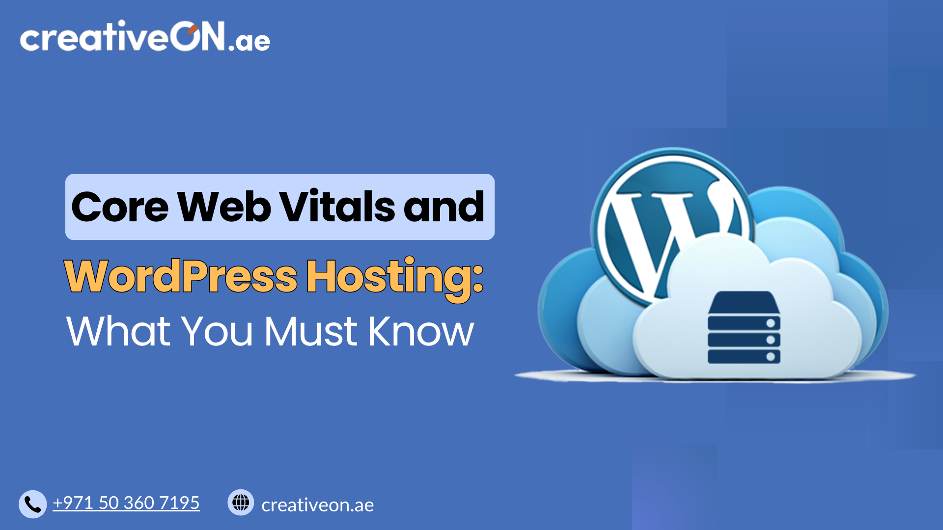 Core Web Vitals & WordPress Hosting: UAE Guide