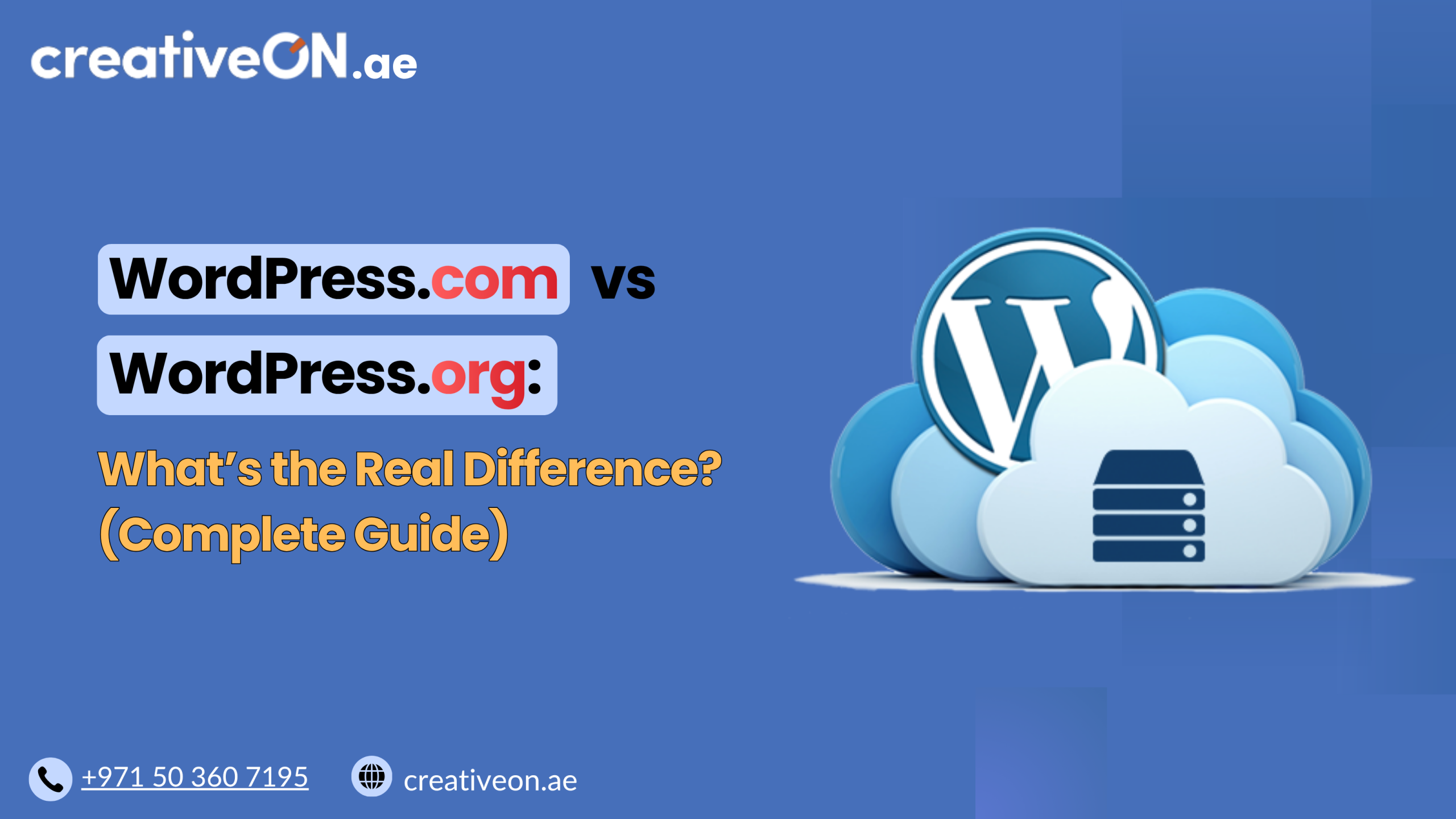 WordPress.com vs WordPress.org: Key Differences UAE Guide