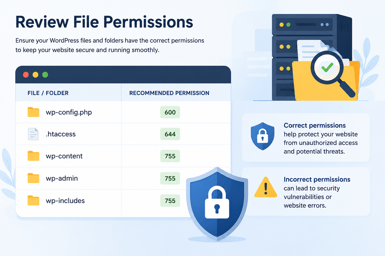 Review File Permissions