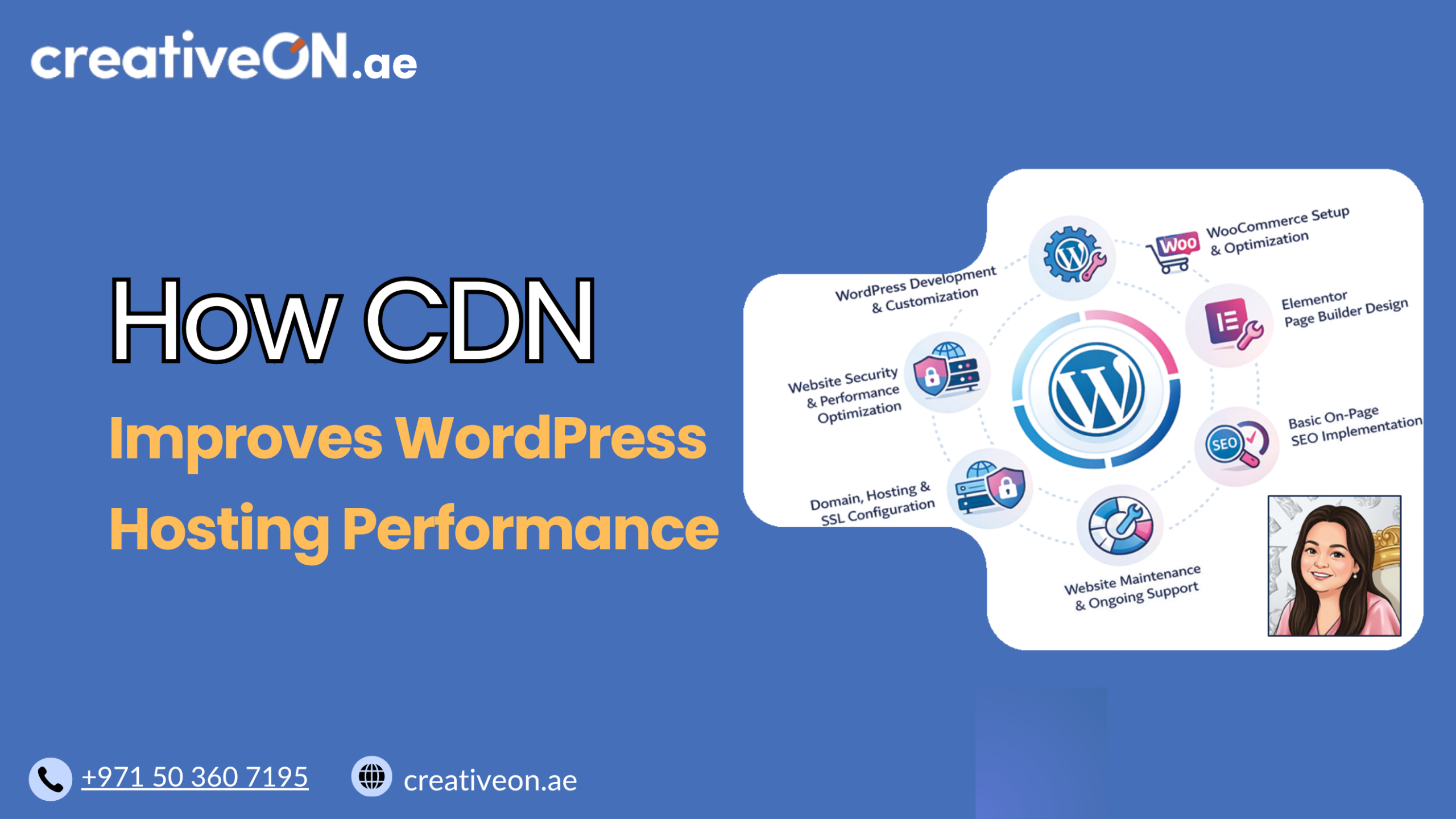How CDN Improves WordPress Hosting Performance (UAE)