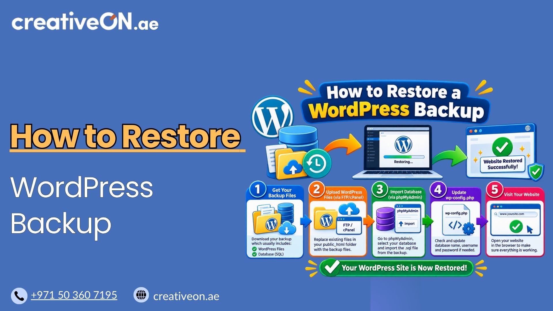 How to Restore a WordPress Backup