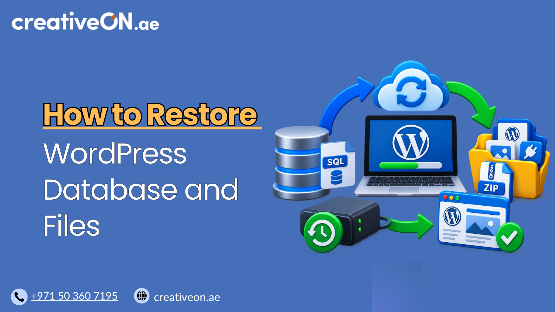 How to Restore WordPress Database and Files (UAE Guide)