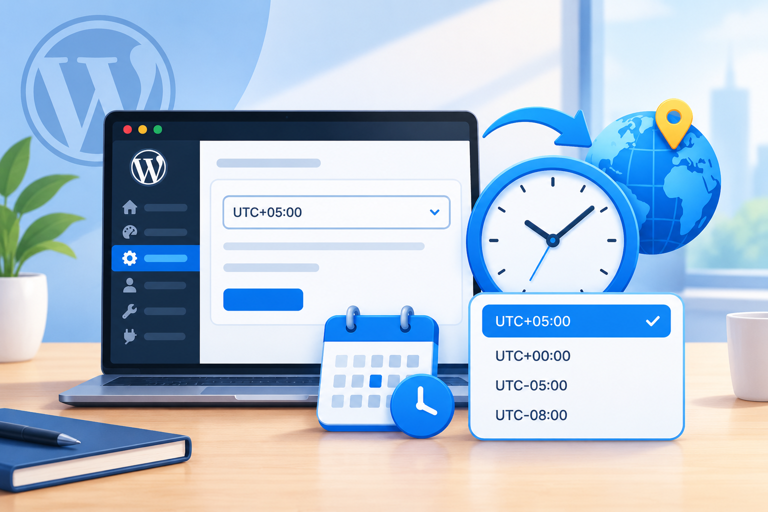 How to Change the WordPress Time Zone