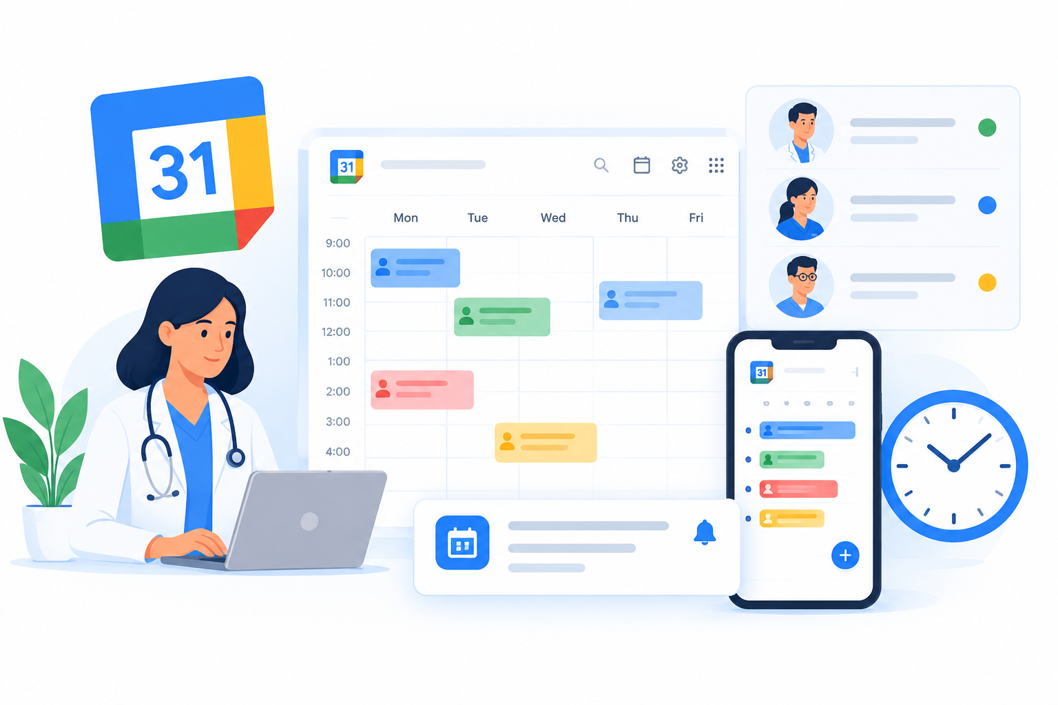 Organize Appointments and Staff Schedules With Google Calendar