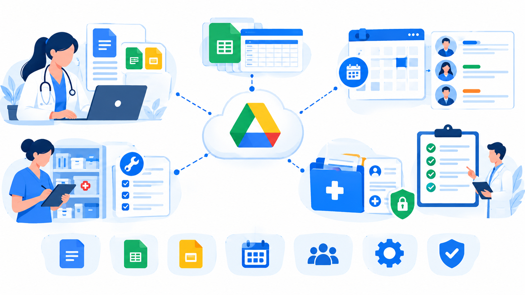 Organize Healthcare Operations With Google Drive