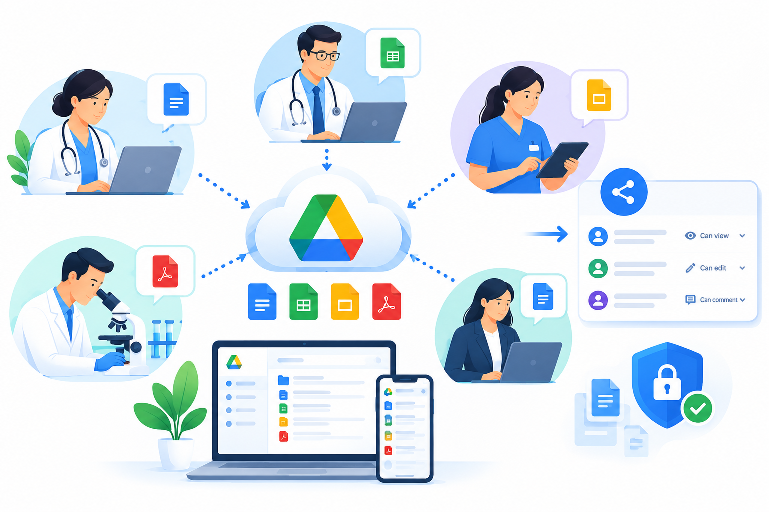 Healthcare Team Cloud Collaboration