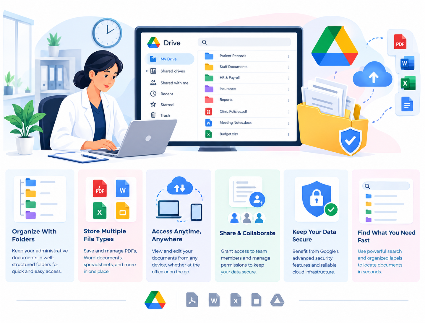 Organize Your Admin Documents with Drive