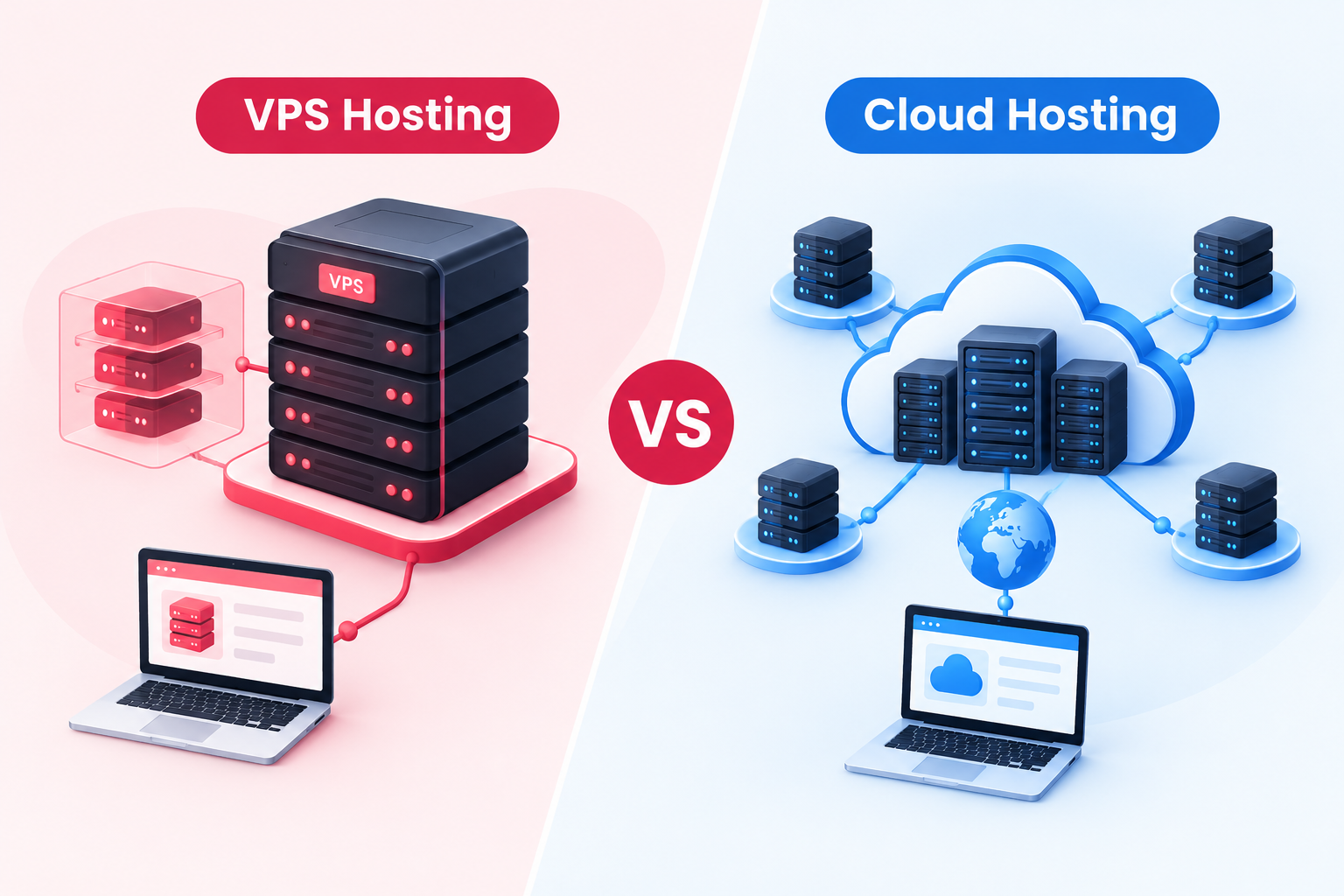 VPS Hosting vs. Cloud Hosting