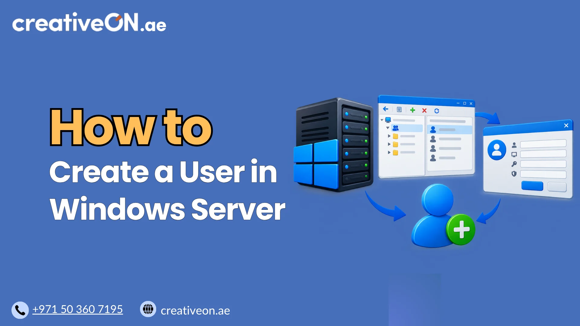 How to Create a User in Windows Server