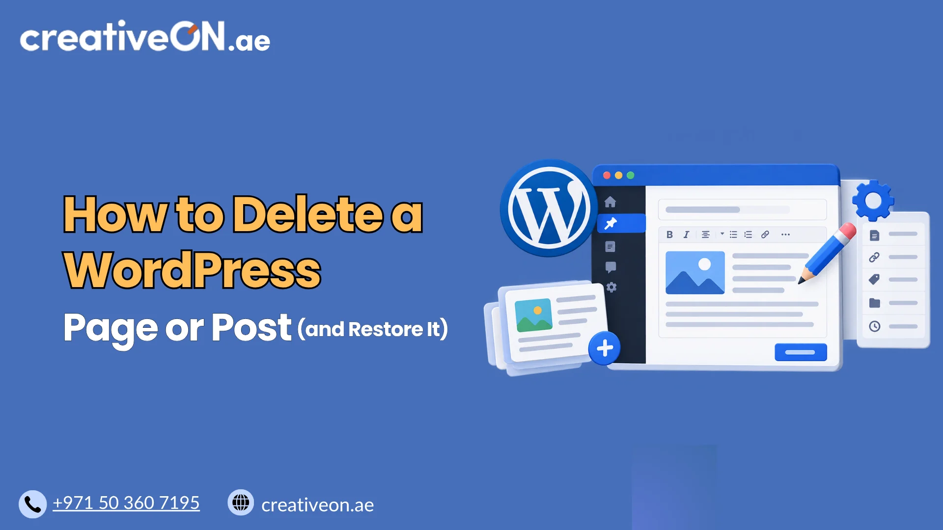 How to Delete a WordPress Page or Post and Restore It