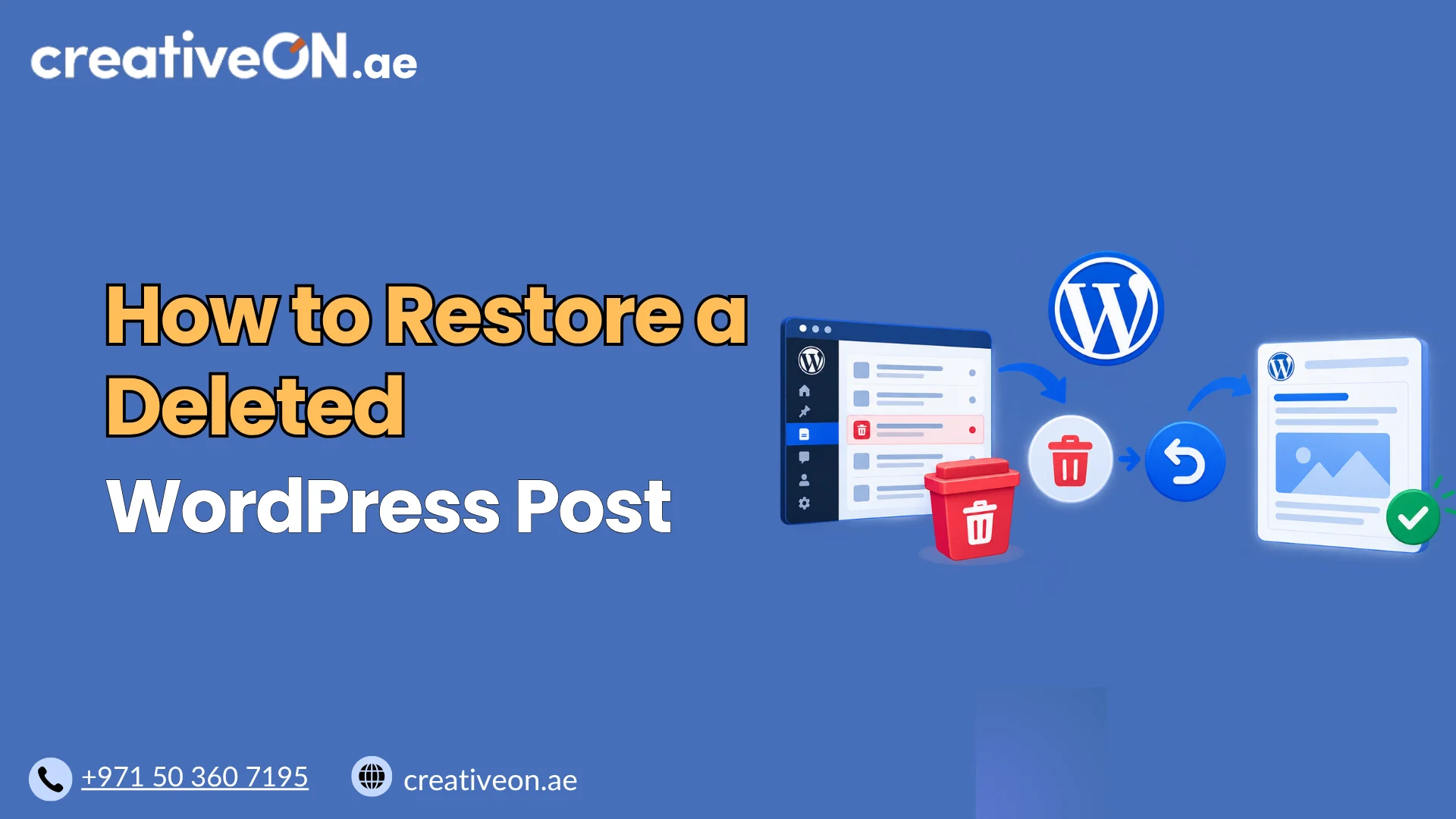 How to Restore a Deleted WordPress Post